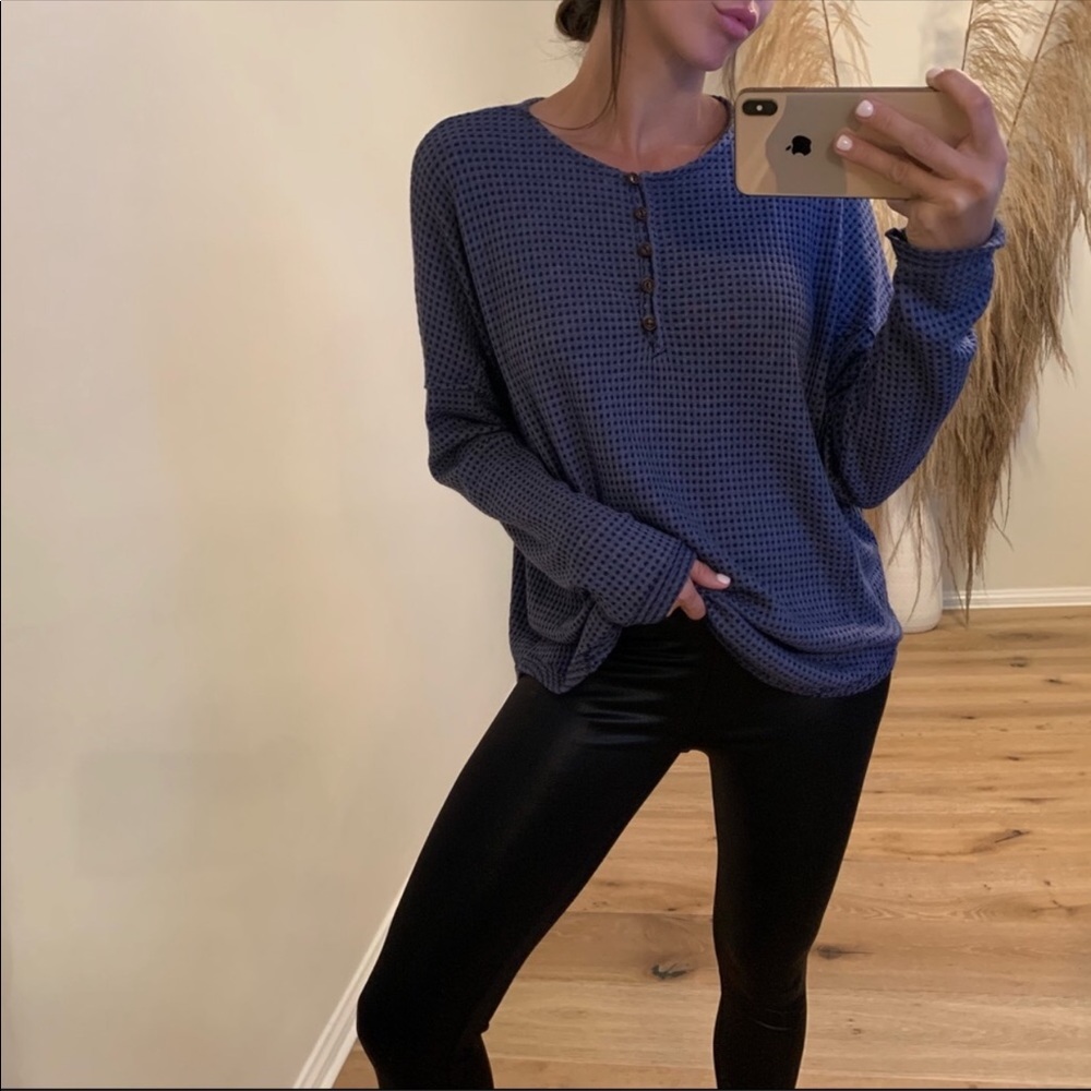 🆕🔄 Reposh Nova Waffle LS | Navy